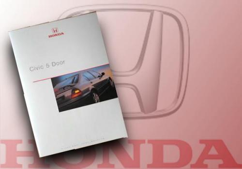 Honda Civic 1997 - 2000 Official dealership brochure